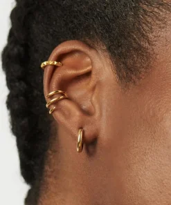 Missoma Earrings^18ct Gold-Plated Vermeil Silver Tunnel Mini Hoop Earrings