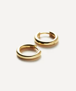 Missoma Earrings^18ct Gold-Plated Vermeil Silver Tunnel Mini Hoop Earrings