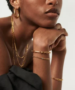Missoma Bracelets^18ct Gold-Plated Vermeil Silver March Birthstone Chain Bracelet