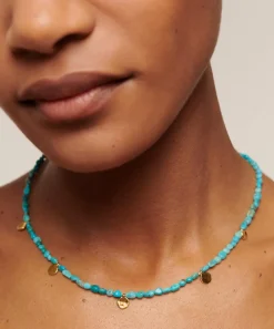 Monica Vinader Necklaces^18ct Gold-Plated Vermeil Silver Rio Mini Gemstone Beaded Station Necklace