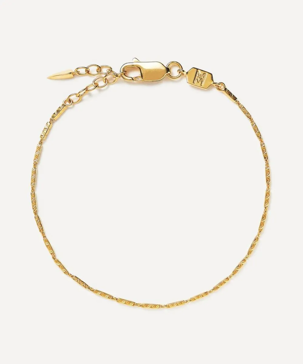 Missoma Bracelets^18ct Gold-Plated Vermeil Silver Savi Textured Link Chain Bracelet