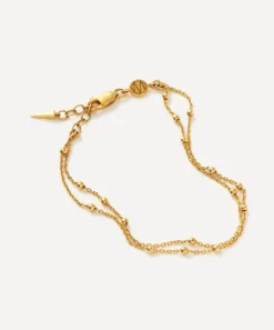 Missoma Bracelets^18ct Gold-Plated Vermeil Silver Double Chain Bracelet