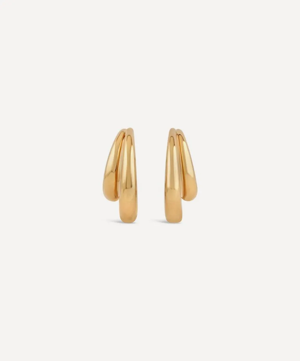 Dinny Hall Earrings|Earrings^22ct Gold-Plated Vermeil Silver Toro Hoop Earrings