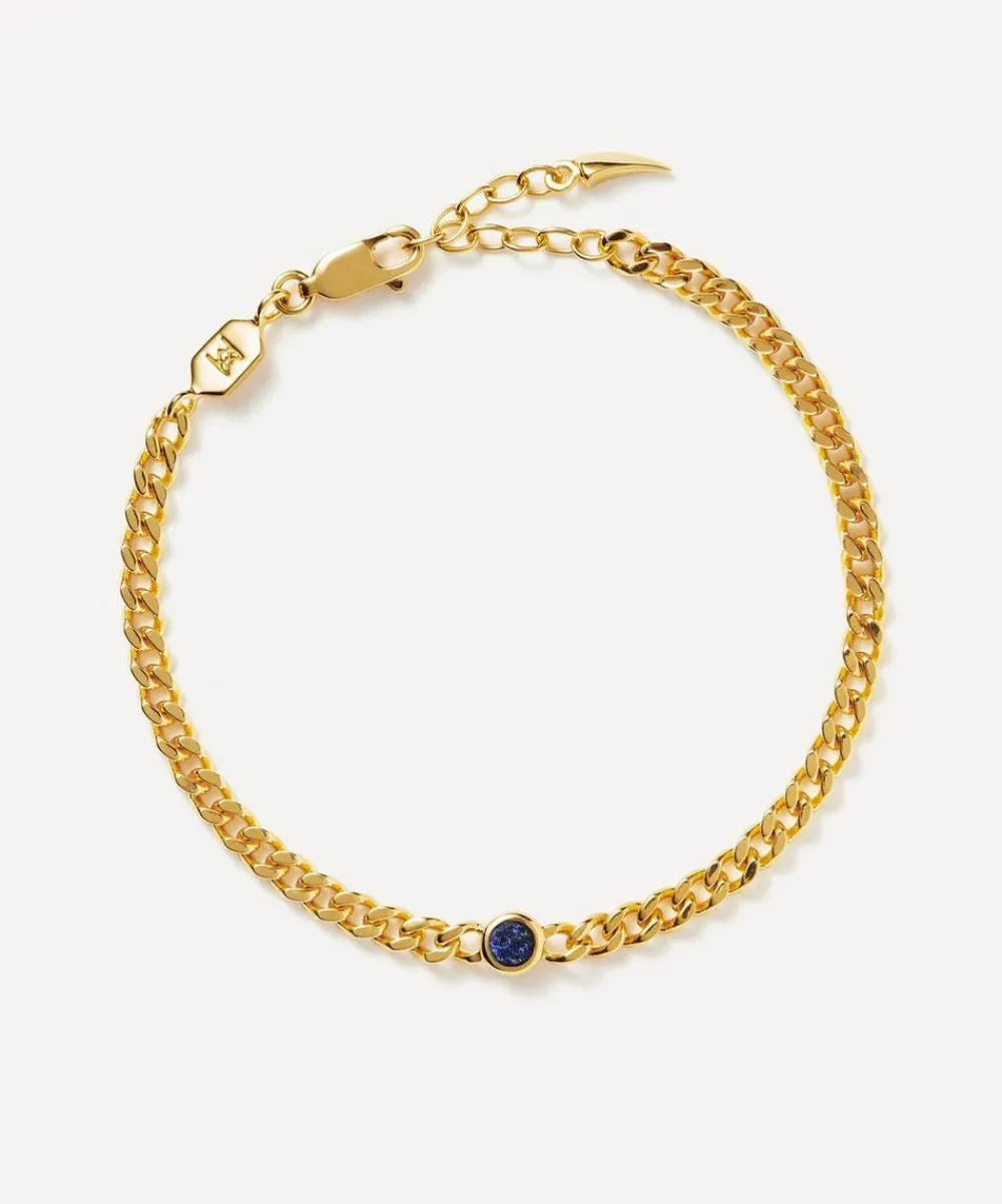 Missoma Bracelets^18ct Gold-Plated Vermeil Silver September Birthstone Chain Bracelet