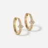 Astley Clarke Earrings^18ct Gold-Plated Vermeil Silver Midi Luna Light Hoop Earrings
