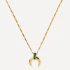 Missoma Necklaces^18ct Gold-Plated Vermeil Silver Lucy Williams Malachite Horn Pendant Necklace