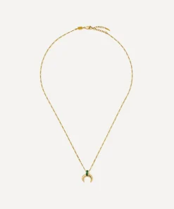Missoma Necklaces^18ct Gold-Plated Vermeil Silver Lucy Williams Malachite Horn Pendant Necklace
