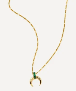 Missoma Necklaces^18ct Gold-Plated Vermeil Silver Lucy Williams Malachite Horn Pendant Necklace