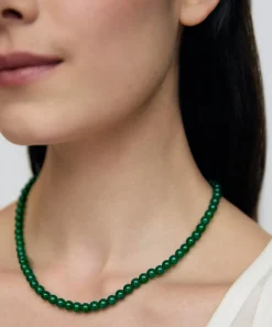Monica Vinader Necklaces^18ct Gold-Plated Vermeil Silver Round Gemstone Necklace