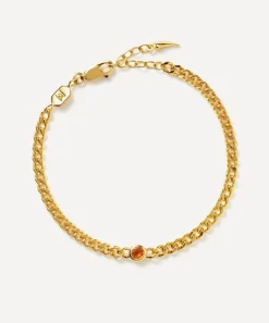 Missoma Bracelets^18ct Gold-Plated Vermeil Silver November Birthstone Chain Bracelet