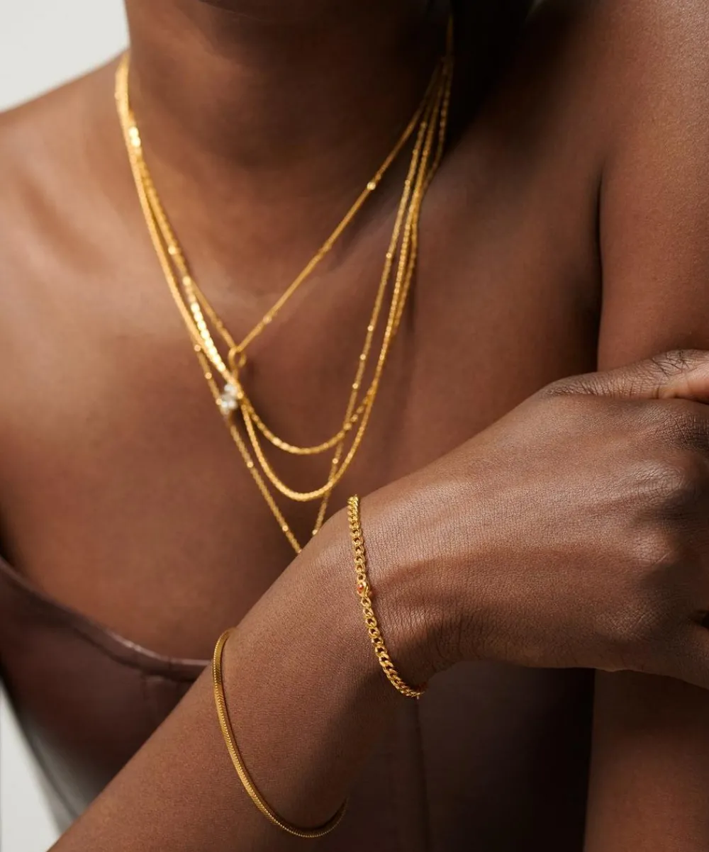 Missoma Bracelets^18ct Gold-Plated Vermeil Silver November Birthstone Chain Bracelet