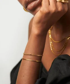 Missoma Bracelets^18ct Gold-Plated Vermeil Silver January Birthstone Chain Bracelet