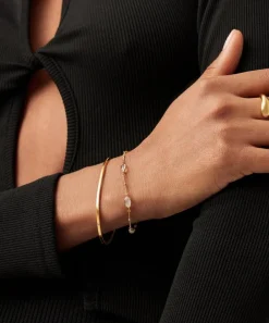 Missoma Bracelets^18ct Gold-Plated Vermeil Silver Magma Gemstone Charm Bracelet