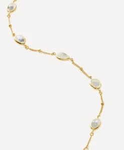Missoma Bracelets^18ct Gold-Plated Vermeil Silver Magma Gemstone Charm Bracelet