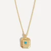 Missoma Necklaces^18ct Gold-Plated Vermeil Silver Engravable December Birthstone Star Ridge Pendant Necklace