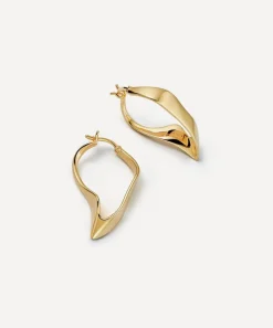 Astley Clarke Earrings^18ct Gold-Plated Vermeil Silver Floe Hoop Earrings