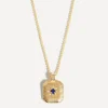 Missoma Necklaces^18ct Gold-Plated Vermeil Silver Engravable September Birthstone Star Ridge Pendant Necklace