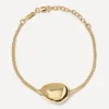 Otiumberg Bracelets^14ct Gold-Plated Vermeil Silver Pebble Bracelet