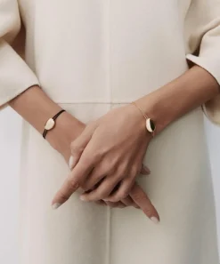Otiumberg Bracelets^14ct Gold-Plated Vermeil Silver Pebble Bracelet