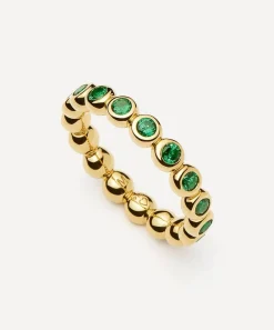 Missoma Rings^18ct Gold-Plated Vermeil Silver Tennis Stacking Ring