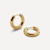 Monica Vinader Earrings^18ct Gold-Plated Vermeil Silver Essential Click Small Hoop Earrings