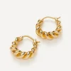 Missoma Earrings^18ct Gold-Plated Vermeil Silver Mini Tidal Hoop Earrings