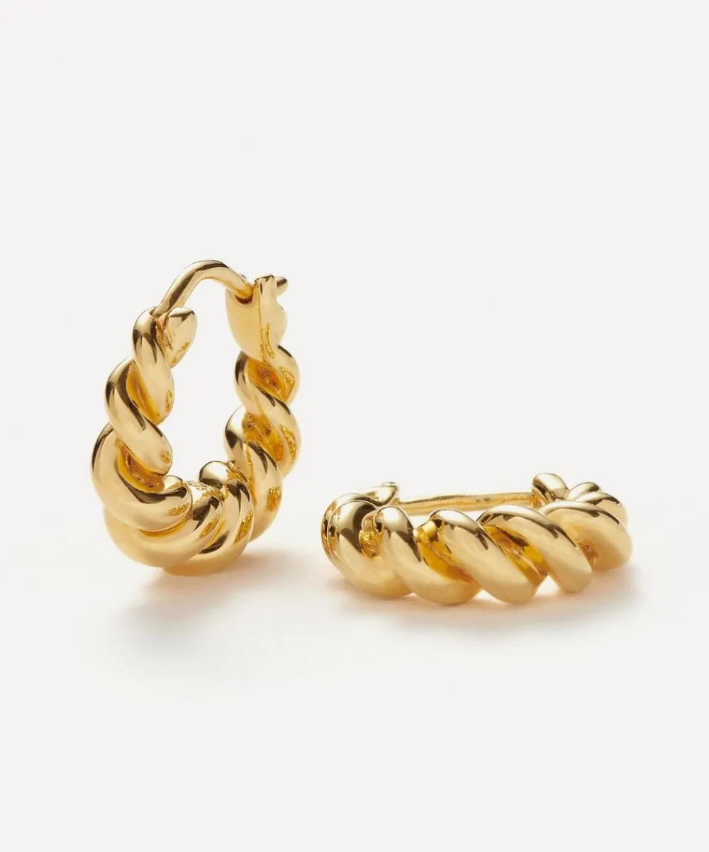 Missoma Earrings^18ct Gold-Plated Vermeil Silver Mini Tidal Hoop Earrings