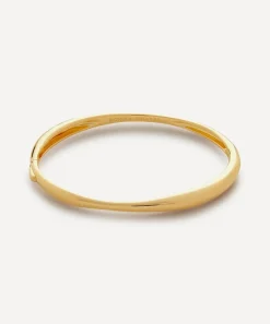 Monica Vinader Bracelets^18ct Gold-Plated Vermeil Silver Nura Reef Thin Bangle