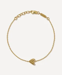 Otiumberg Bracelets^14ct Gold-Plated Vermeil Silver Roscida Heart Bracelet