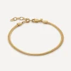Monica Vinader Bracelets^18ct Gold-Plated Vermeil Silver Snake Chain Bracelet