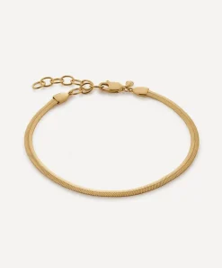 Monica Vinader Bracelets^18ct Gold-Plated Vermeil Silver Snake Chain Bracelet