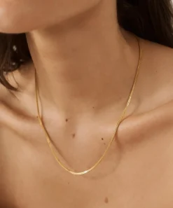 Monica Vinader Necklaces^18ct Gold-Plated Vermeil Silver Juno Fine Chain Necklace
