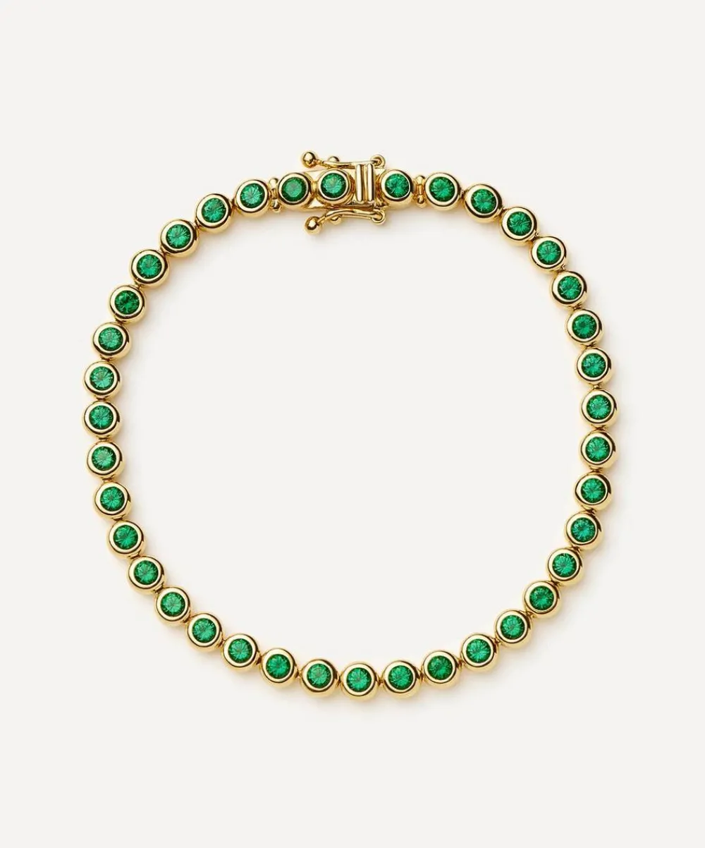Missoma Bracelets^18ct Gold-Plated Vermeil Silver Tennis Round Bracelet