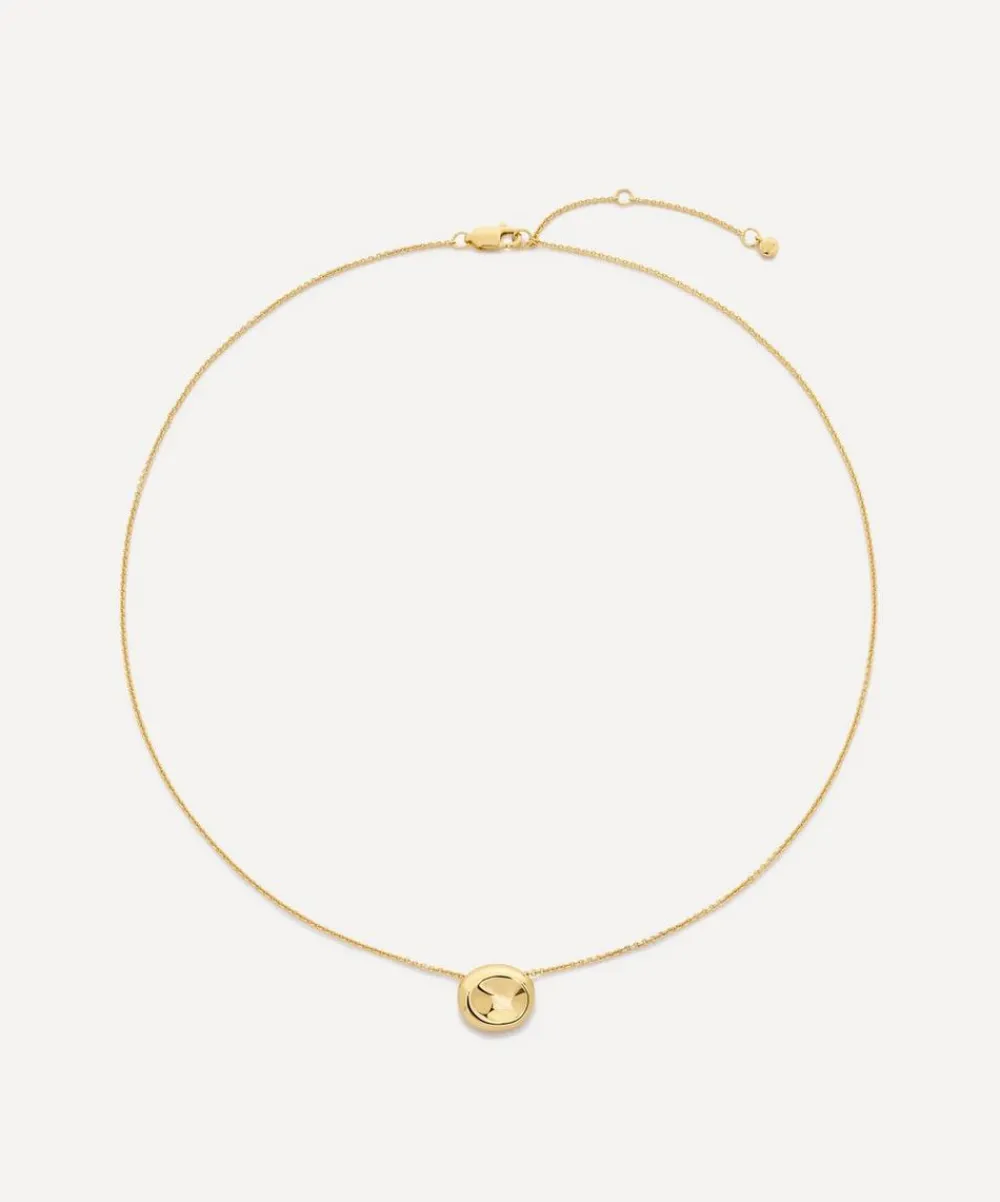 Monica Vinader Necklaces^18ct Gold-Plated Vermeil Silver Aria Pendant Necklace
