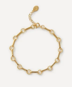 Laura Vann Bracelets^18ct Gold-Plated Vermeil Silver Twisted Link Vintage Chain Bracelet