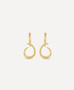 Dinny Hall Earrings^22ct Gold-Plated Vermeil Silver Toro Drop Hoop Earrings