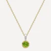 Dinny Hall Necklaces^22ct Gold-Plated Vermeil Silver August Peridot Birthstone Pendant Necklace