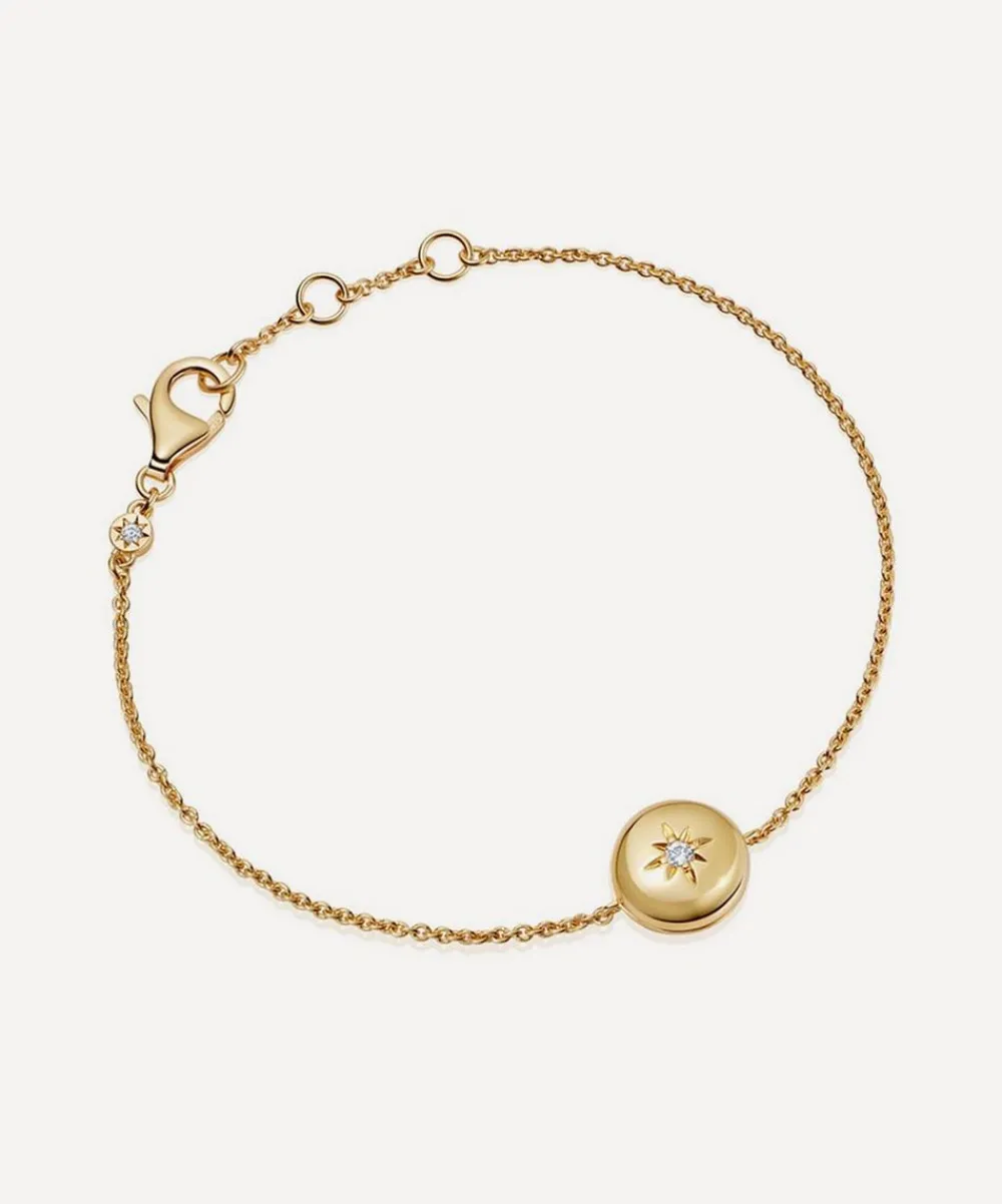 Astley Clarke Bracelets^18ct Gold-Plated Vermeil Silver Biography Oval Locket Bracelet