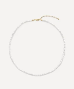 Monica Vinader Necklaces^18ct Gold-Plated Vermeil Silver Capri Keshi Pearl Necklace