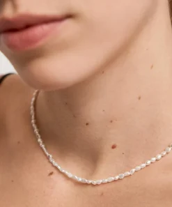 Monica Vinader Necklaces^18ct Gold-Plated Vermeil Silver Capri Keshi Pearl Necklace