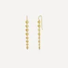 Dinny Hall Earrings^22ct Gold-Plated Vermeil Silver Folded Heart Column Drop Earrings