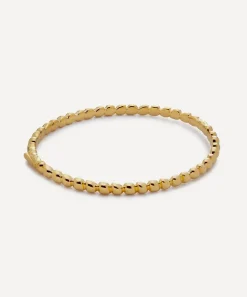 Monica Vinader Bracelets^18ct Gold-Plated Vermeil Silver Nura Teardrop Bangle Bracelet