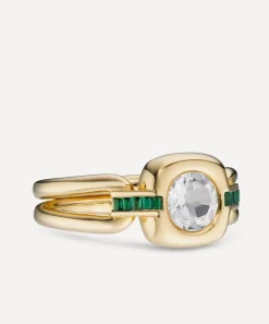 Laura Vann Rings^18ct Gold-Plated Vermeil Silver Gaia Ring