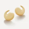 Monica Vinader Earrings^18ct Gold-Plated Vermeil Silver Nura Wrap Stud Earrings