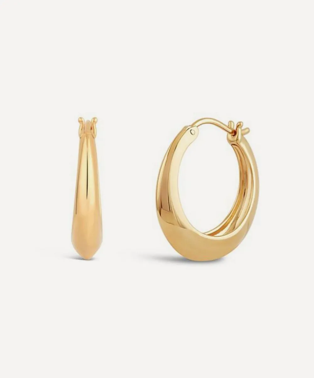 Dinny Hall Earrings^22ct Gold-Plated Vermeil Silver Signature Chunky Tapering Hoop Earrings