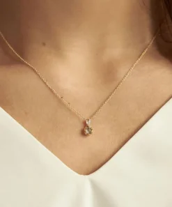 Dinny Hall Necklaces^22ct Gold-Plated Vermeil Silver April Diamond Birthstone Pendant Necklace
