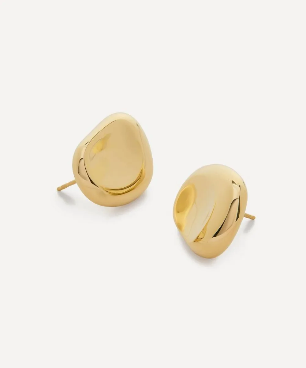 Monica Vinader Earrings^18ct Gold-Plated Vermeil Silver Aria Bold Stud Earrings