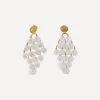 Monica Vinader Earrings^18ct Gold-Plated Vermeil Silver Capri Keshi Pearl Drop Earrings