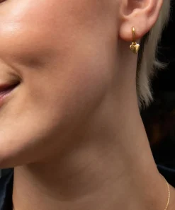 Dinny Hall Earrings^22ct Gold-Plated Vermeil Silver Folded Heart Drop Earrings