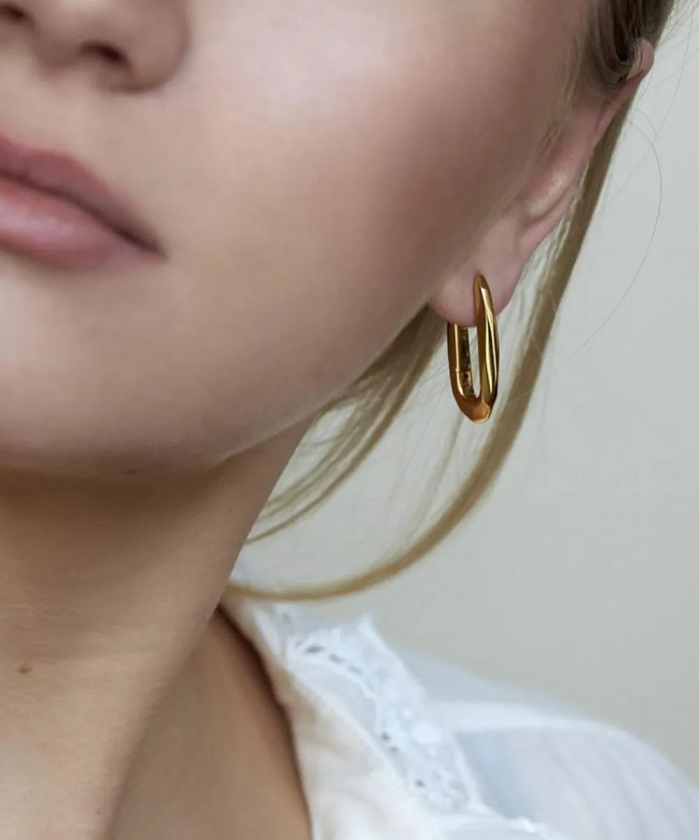 Dinny Hall Earrings^22ct Gold-Plated Vermeil Silver Thalassa Click Hoop Earrings